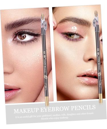 Mikinona 8pcs Pencil Sharpener Eyebrow Pencil Lady Tools Black Colored Pencils Eyebrow Pencils Wooden 1 count (Pack of 1) Coffee - Buy Online on GoSupps.com