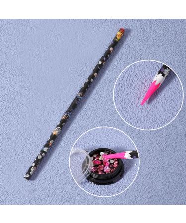 Nail Rhinestone Picker - Nail Dotting Wax Gem Pick up Tool for Nails Crafts Makeup Face Clothes Shoes Handle Manicure Rhinestone Applicator Dtt - Buy Online on GoSupps.com