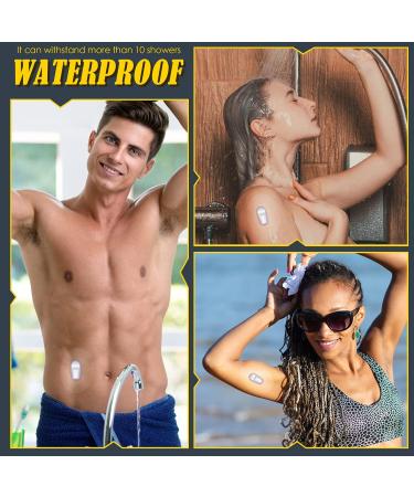 100 Waterproof Adhesive Patches for G6 | Transparent Stickers for Glucose Monitor | Sweat-Proof & Long Lasting - Buy Online on GoSupps.com