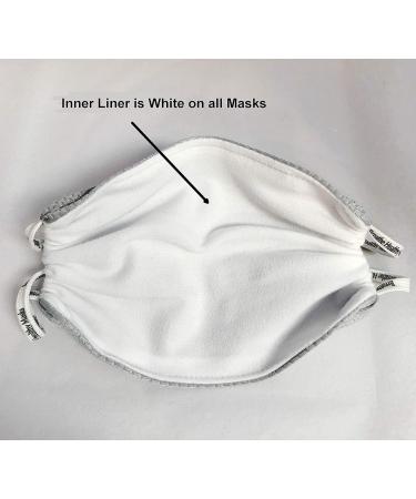 Breathe Healthy Kids Reusable Face Mask - Adjustable, Breathable, Washable - Dog Bones and Paw Prints - Made in USA - Buy Online on GoSupps.com