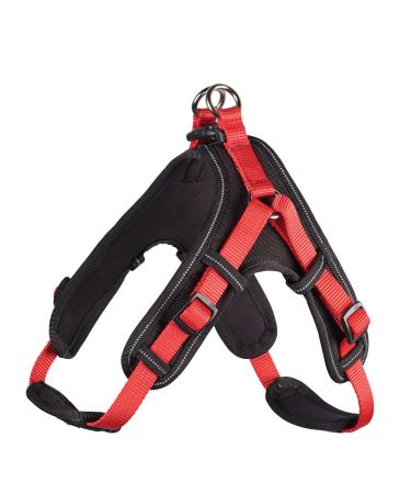 HUNTER harness Neoprene Vario Quick 79 - 100 cm red/black red/black nylon neoprene reflective 79 - 100 cm
