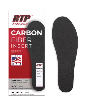 Carbon Fiber Full Shoe Arthritic Insert 24 cm Men's Size 7 or Women's Size 8 Made in The USA 24 cm Mens 7/Womens 8