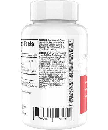 Vanish HPV Support Supplements - Shiitake Mushroom & Red Marine Algae - Immune System Booster - 60 Capsules - Buy Online on GoSupps.com