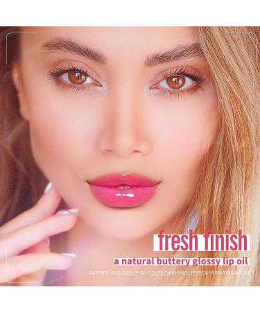 Bayfree Color Changing Lip Gloss Oil - pH Pink Tinted Gel Balm | Vegan & Hydrating | Long Lasting & Waterproof - Buy Online on GoSupps.com