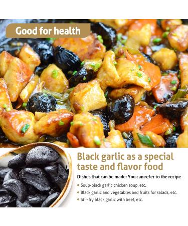 RioRand Black Garlic 908g - Full 90 Days Aged Whole Peeled Garlic | Equivalent to 4lbs Black Garlic Jar | 2 Pound Pack - Buy Online on GoSupps.com