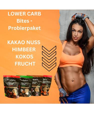 Low Carb Bites 100g | Vegan Protein Bar | Low Sugar Coconut Snack - Buy Online on GoSupps.com