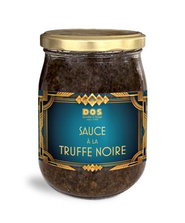 DOS Tartufi High Quality Black Truffle Sauce 500g | Truffle Sauce | Melanosporum Vitt | Gourmet Product | Gluten Free | For Pasta Meat