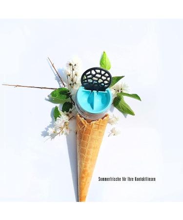 Lensbix Contact Lens Case - Innovative Turquoise Storage for Contact Lens Wearers | Perfect Gift - Buy Online on GoSupps.com