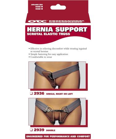 Buy OTC Hernia Truss for Inguinal & Scrotal Treatment - Single/Double Herniation Medium Gray - International Shipping Available - Buy Online on GoSupps.com
