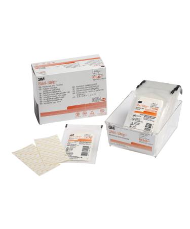 3M  Steri-Strip  Reinforced Adhesive Skin Closures  R1546  1/4 in x 4 in (6 mm x 100 mm)  10 Strips/Envelope