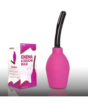 Enema Bulb for Men or Women - Douche Cleaner - 310 ml Capacity (Purple Color) Purple -310ml