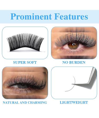 GEMERRY Individual Lash Extensions 15-20mm Mixed Long Lashes 0.05 D Curl - Classic Matte Black Single Eyelashes - Buy Online on GoSupps.com