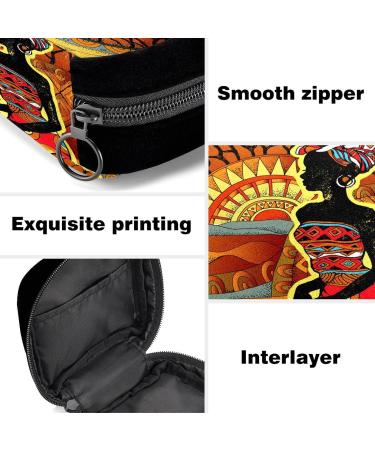 Sanitary Napkin Storage Bag - African Tribal Art Color355 | GIAPB Period Bag - Buy Online on GoSupps.com