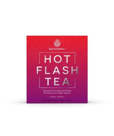 Hot Flash Tea - Fast-Acting Organic Menopause Relief for Hot Flashes Night Sweats Mood Swings Stress - While Improving Sleep Quality Concentration and Energy* (15 Day Supply)