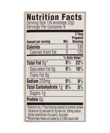 Good Seasons Zesty Italian Dressing & Recipe Seasoning Mix - 0.6 oz Packet - Buy Online on GoSupps.com