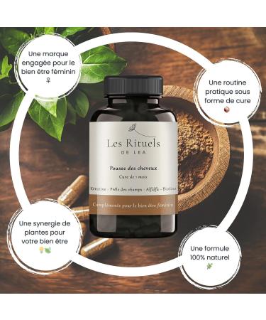  Les Rituels de L a Rapid hair growth - powerful and effective supplement - 60 capsules - Buy Online on GoSupps.com