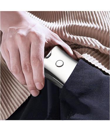 Electric Mini Travel Shaver for Men - Pocket Size Washable Razor | Rechargeable Cordless Shaving - Silver - Buy Online on GoSupps.com