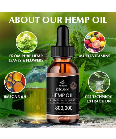 High Potency Hemp Oil (2 Pack) | Maximum Strength Organic USA Grown | Natural Vegan Non-GMO | C02 Extraction - Buy Online on GoSupps.com