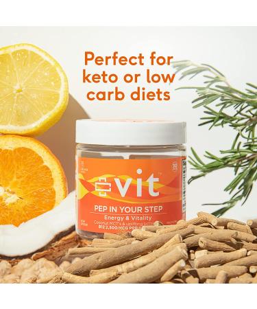 Vegan Energy Pills with Vitamin B12 and MCT Oil | Non-GMO Energy Supplement for Vitality | Caffeine-Free Softgels for Natural Boost - Buy Online on GoSupps.com