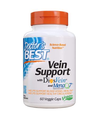 Doctor's Best Vein Support with DiosVein and MenaQ7 60 Veggie Caps