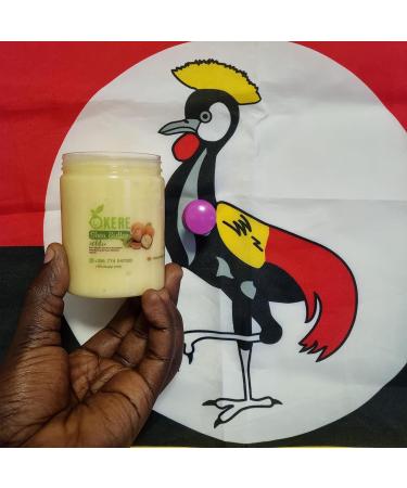 Buy Okere Nilotica Shea Butter - Raw & Pure from Uganda | 4 oz Jar | Best International Shipping - Buy Online on GoSupps.com