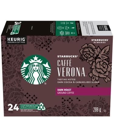 Starbucks Caf Verona K-Cup Packs Caf Verona 24 Count Verona K-Cup Packs Caf Verona 24 count (Pack of 1)