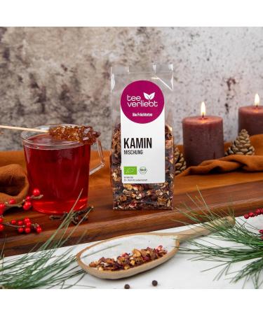  tee verliebt teeverliebt Organic Fireplace Blend - Loose Leaf Fruit Tea - 100g - Buy Online on GoSupps.com