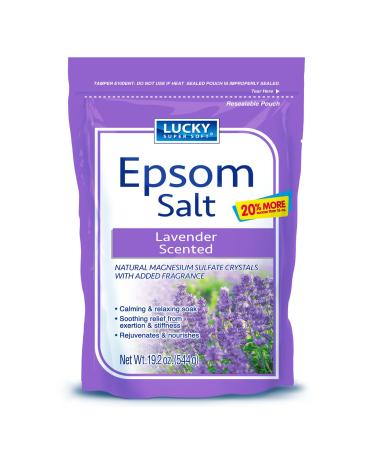 Lucky Super Soft Epsom Salt Lavender Scented  19.2 Ounce