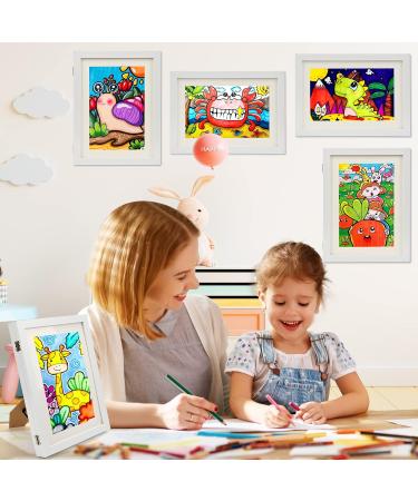 Yizemay A4 Children's Picture Frame - Perfect for Kids' Drawings | White Frame for Children's Art - Buy Online on GoSupps.com