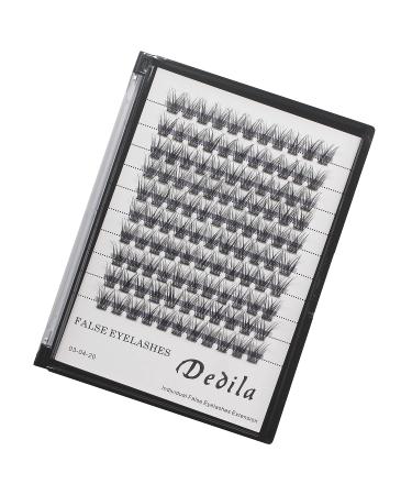 Dedila 110PCS Soft False Eyelashes Cluster 18mm D Curl Natural Look - Lightweight 3D DIY Extensions - Buy Online on GoSupps.com