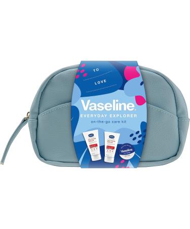 Vaseline On-The-Go Beauty Bag Gift Set: 2 Anti-Bac Hand Creams & Lip Balm for Moisturized Lips & Hands - 3 Piece Set (NEW 2023) - Buy Online on GoSupps.com