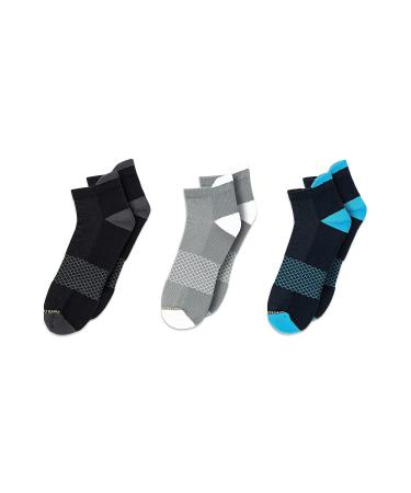 Copper Compression Ankle Sport Socks - 3 Pairs (Men & Women) - Small Size - Multicolor - Buy Online on GoSupps.com