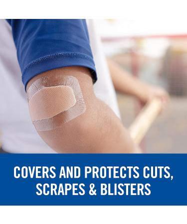 Nexcare Aqua Clear MAXI Waterproof Plasters - 60mm x 88mm 5-Pack (2 Packs) | Durable & Effective Wound Protection - Buy Online on GoSupps.com