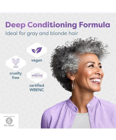 Purple Toning Masque Treatment System Brighten & Hydrate Gray/Silver Hair | 4 Packets International Shipping - Buy Online on GoSupps.com