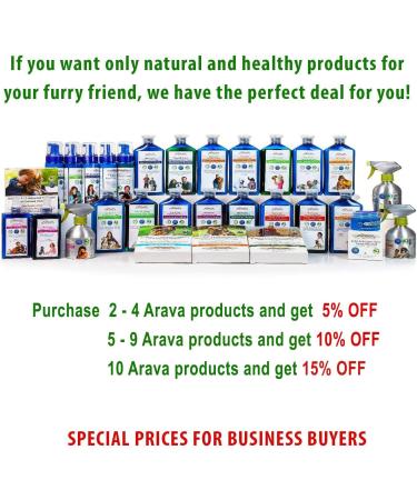 Arava Tear Stain Remover for Dogs & Cats - Natural & Effective Eye Cleaner - Buy Online on GoSupps.com