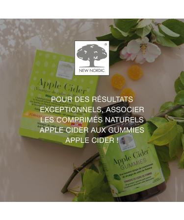 New Nordic - Apple Cider - Slimming and Draining Food Supplement - Apple Cider Vinegar Artichoke Dandelion and Choline - 60 Tablets - 20 to 30 Days - Buy Online on GoSupps.com
