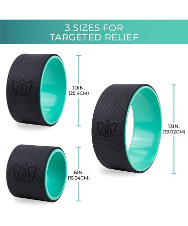 Florensi Back Roller Set - Pain Relief, Stretching, Trigger Point Therapy - 3 Pack Green - Buy Online on GoSupps.com