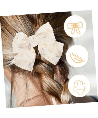 Beavorty 1 Set hair accessories Bands Scrunchies Soft Elastic bowknot scrunchies hair ties satin hair wrap Elastics Ponytail Holder Hair Bows Alligator Clips Hairpin girl curly Mesh - Buy Online on GoSupps.com