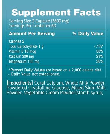 Calma-D Chewables: 300mg Calcium, 150mg Magnesium, 10ug Vitamin D - 60 Tablets - Buy Online on GoSupps.com