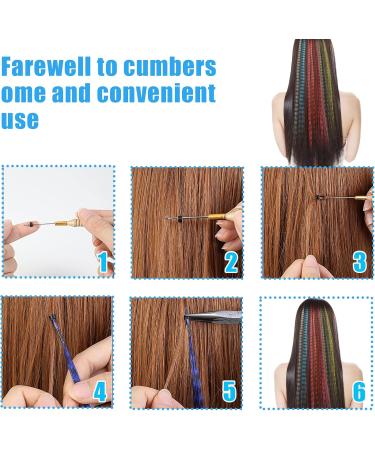 SPORWAY Coloured Hair Extensions 50 Pieces Colourful Feather Hair Extension Set Art Hair Extensions Hair Strands Children Feather Hair Accessories Hairpiece Braids for Women Children Party  - Buy Online on GoSupps.com