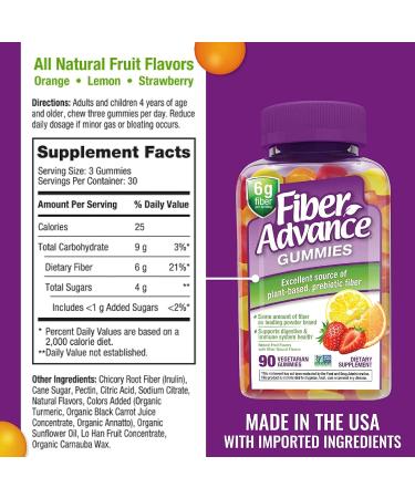 FiberAdvance Gummies + King QR Code (Citrus) - Digestive Wellness Duo - Buy Online on GoSupps.com