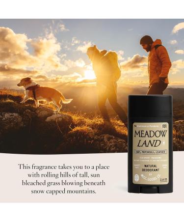 All-Day Natural Deodorant for Women & Men | Paraben & Aluminum Free | Organic Coconut Oil & Shea Butter | Meadow Land 2.6 Oz - Buy Online on GoSupps.com