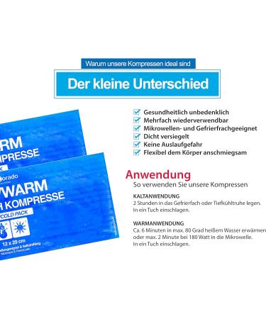 Selldorado 2 Set Gel Cool Packs - Reusable Cooling Compresses for Sports & First Aid | 29x12 cm Blue - Buy Online on GoSupps.com