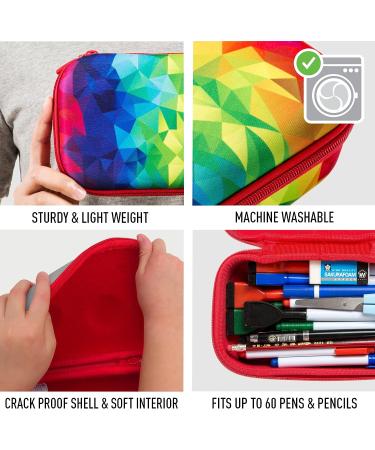 ZIPIT Colorful Pencil Box for Girls | Pencil Case for School | Organizer Pencil Bag | Large Capacity Pencil Pouch Pencil Box Kaleidoscope - Buy Online on GoSupps.com