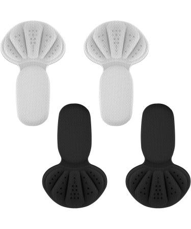 Sibba Sponge Heel Cushion Inserts | Self-Adhesive Heel Grips for Big Shoes | Anti-Blister Thick Pads - Black & Grey - Buy Online on GoSupps.com