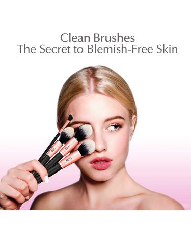 Luxe Pink Electric Makeup Brush Cleaner with Solution | USB Charging, 3 Speeds, Instant Wash & Dry - Buy Online on GoSupps.com