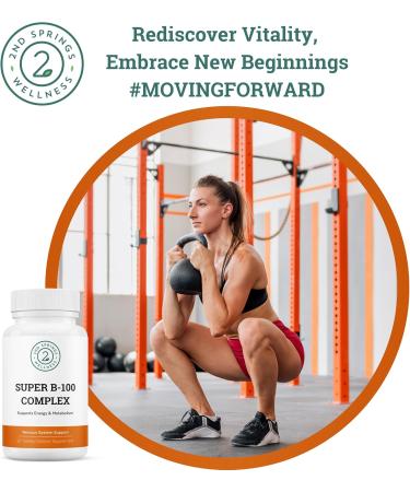 2nd Springs Magnesium Bisglycinate + Super B-100 Complex Bundle | Energy Stress Support Muscle Relaxation Nerve Health Metabolism & Daily Wellness - Buy Online on GoSupps.com