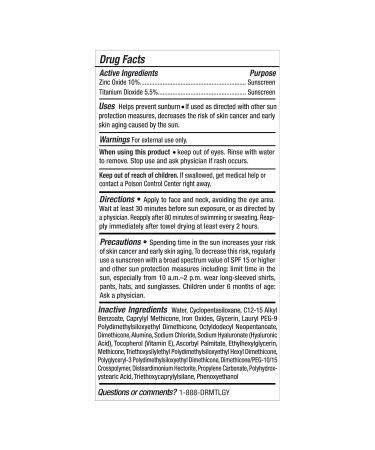 DRMTLGY Physical Tinted Moisturizer with SPF 44. Universal Tint. All-In-One Mineral Tinted Sunscreen and Foundation with Broad Spectrum Protection Against UVA and UVB Rays 2.05 oz 1.7 Fl Oz (Pack of 1) - Buy Online on GoSupps.com