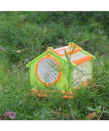 Portable Butterfly Habitat Cage Critter Caterpillars Outdoor Green Orange - Buy Online on GoSupps.com