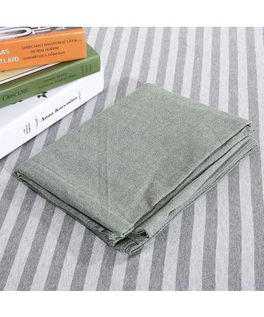 Verdant Touch Soft Cotton Bed Sheet Cover for Beauty Salons & Spas - Facial Hole 183.9 x 78.9 cm Green - Buy Online on GoSupps.com